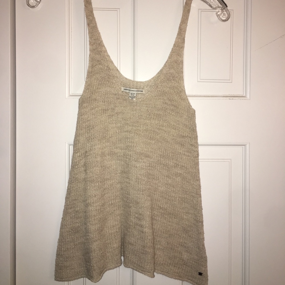 Beige American Eagle tank top